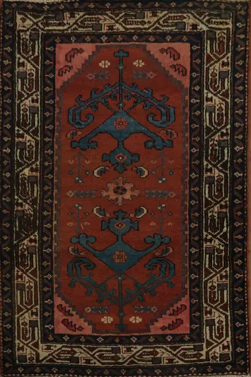 Antique Collectible Malayer Persian Rug 3x4