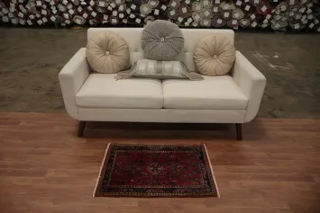 Collectible Vegetable Dye Antique Sarouk Persian Rug 2x3