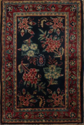 Vintage Sarouk Persian Rug 2x3
