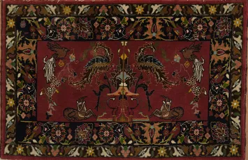 Traditional Persian Shiraz Persian Rug 2x3