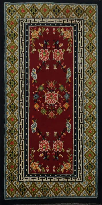 Art Deco Chinese Rug 3x6