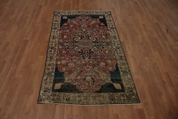 Pre-1900 Antique Kerman Ravar Persian Rug 3x6