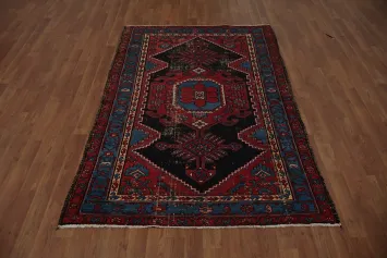 Stunning Vintage Hamedan Persian Rug 4x6