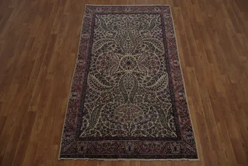 Collectible Vegetable Dye Kerman Persian Rug 4x6