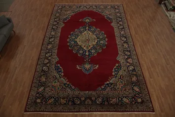 Kashan Persian Large Rug 11x18