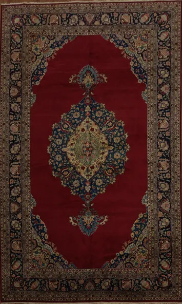 Kashan Persian Large Rug 11x18