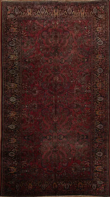 Antique Sarouk Persian Large Rug 10x17
