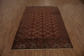 Turkoman Bokhara Persian Area Rug 7x11
