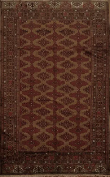 Turkoman Bokhara Persian Area Rug 7x11