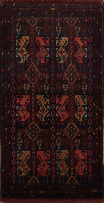 Balouch Oriental Rug 2x4
