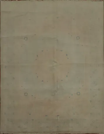 Oushak Oriental Area Rug 6x8 Vegetable Dye