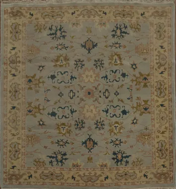 Ziegler Oriental Rug 5x5 Vegetable Dye