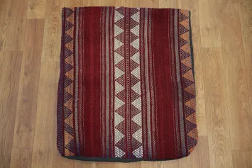 vintage handwoven kilim bag or pillow cover
