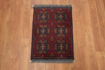 Balouch Tribal Prayer Rug 1x2