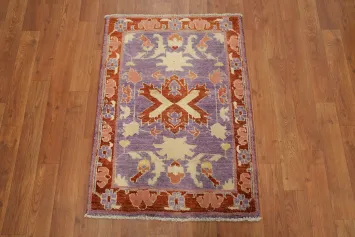 Exquisite Purple and Red Harmonious Design Rug 2x3