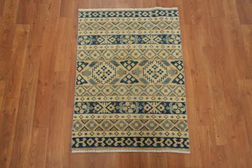 Vintage Style Rug with Intricate Patterns and Geometric Designs 2x3