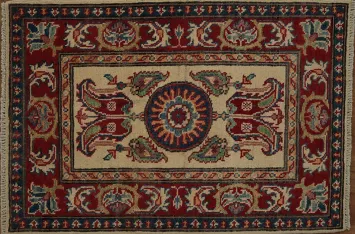 Finely Crafted Kazak Oriental Rug 2x3