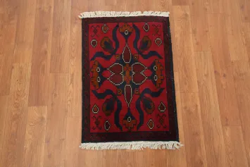 Geometric Anatolian Turkish Rug 1x2