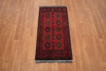 Geometric Balouch Afghan Prayer Rug 2x3