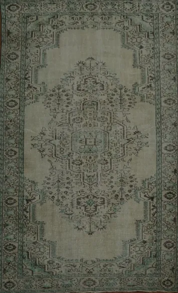 Classic style area rug Distressed Turkish 6x10