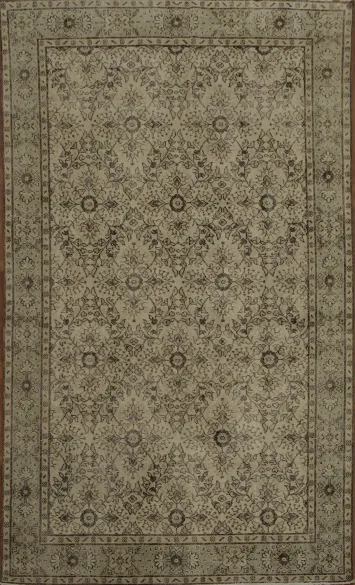 Classic Beige and Taupe Turkish Rug 6x10