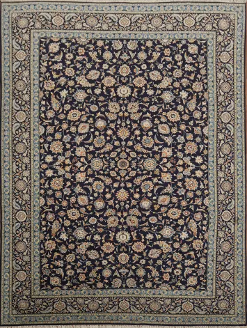 Kashan Persian Large Rug 11x14