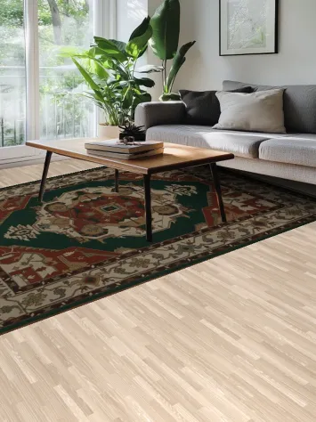 Elegant Geometric Patterns Sumak Chinese Heriz Area Rug 8x10