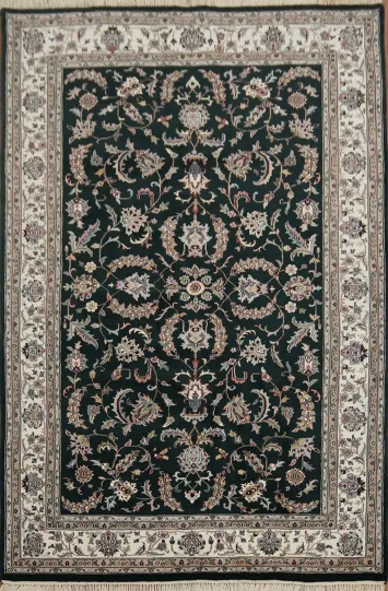 Artistic Floral Kashan Oriental Area Rug 6x9