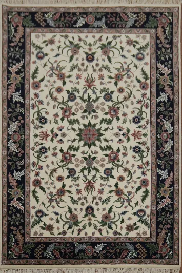 Artisan-Made Floral Aubusson Chinese Area Rug 6x9