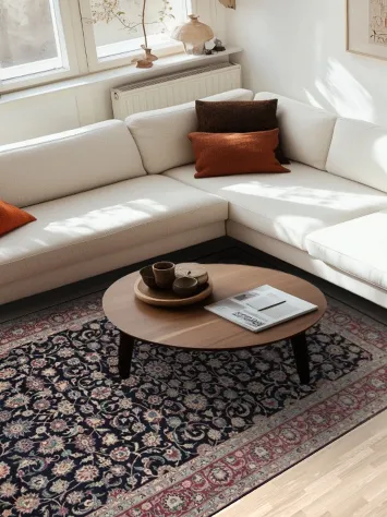 Exquisite Kashan Oriental Area Rug 6x9