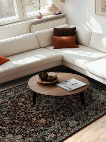 Timeless Classic Kashan Oriental Area Rug 6x9