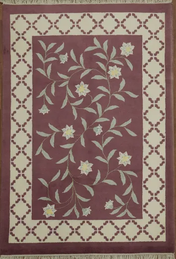 Elegant Floral Pattern Gabbeh Oriental Area Rug 6x9n