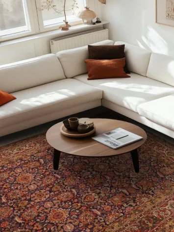 Elegant Persian Vegetable Dye Bidjar Persian Area Rug 7x10