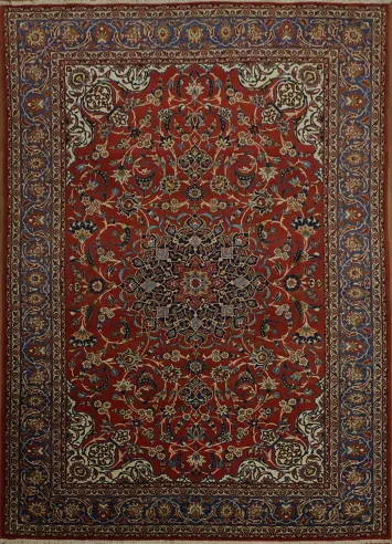 Vegetable Dye Isfahan Persian Area Rug 9x12