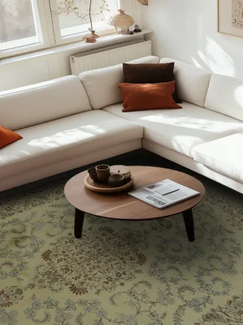 Kashan Persian Area Rug 8x11