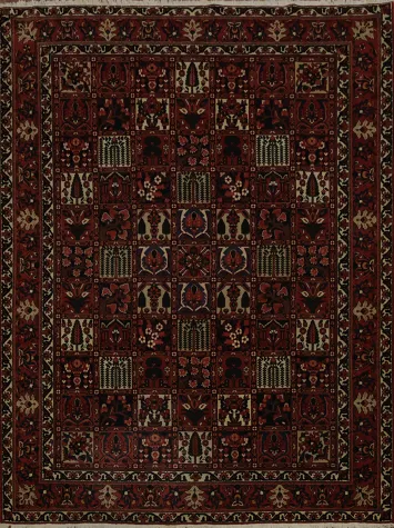 Vegetable Dye Bakhtiari Persian Area Rug 10x13