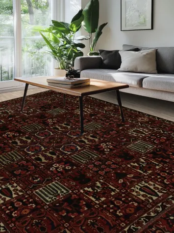 Vegetable Dye Bakhtiari Persian Area Rug 10x13