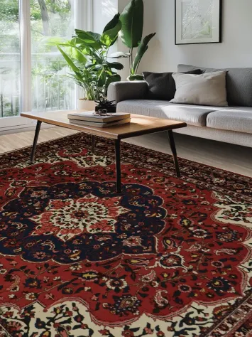 Vegetable Dye Bakhtiari Persian Area Rug 10x13