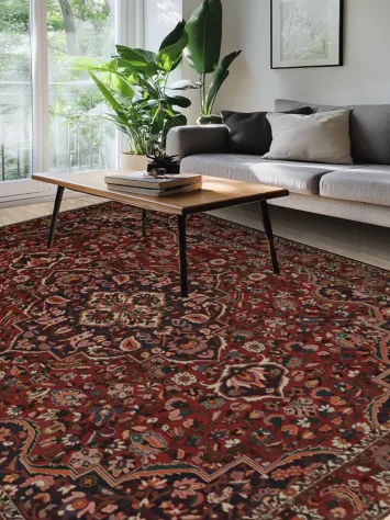 Vegetable Dye Bakhtiari Persian Area Rug 10x13