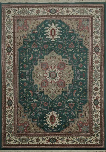 Vegetable Dye Heriz Oriental Large Rug 10x14