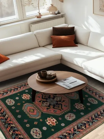 Sophisticated Persian Sirjan Area Rug 6x8