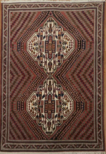 Afshar Persian Area Rug 5x8