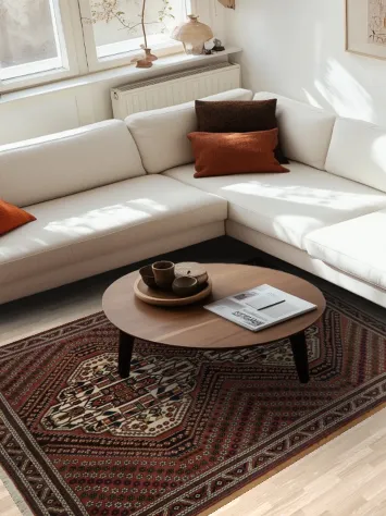 Afshar Persian Area Rug 5x8