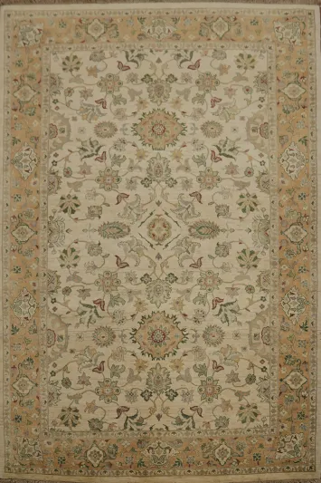 Luxurious Floral Peshawar Oriental Area Rug 6x9