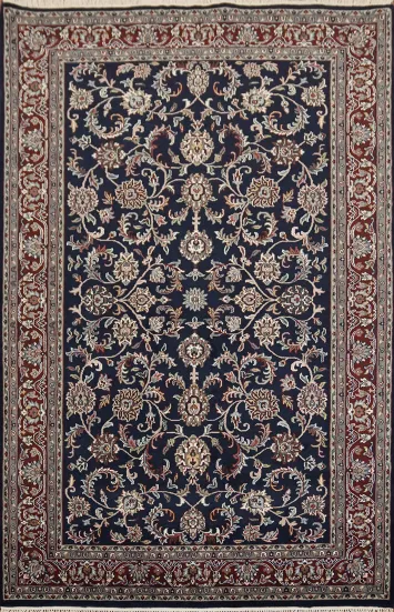 Kashan Oriental Area Rug 6x9