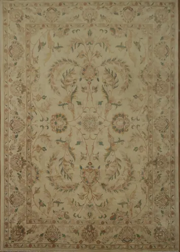 Vegetable Dye Peshawar Oriental Large Rug 10x14