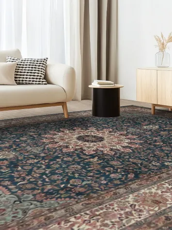 Luxurious Intricate Patterned Vegetable Dye Aubusson Chinese Large Rug 10x14