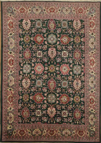 Elegant Floral Pattern Tabriz Oriental Area Rug 10x13