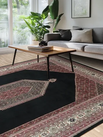 Elegant Dark Tones Bidjar Oriental Large Rug 10x14