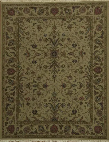 Elegant Beige Sumak Oriental Area Rug 8x10